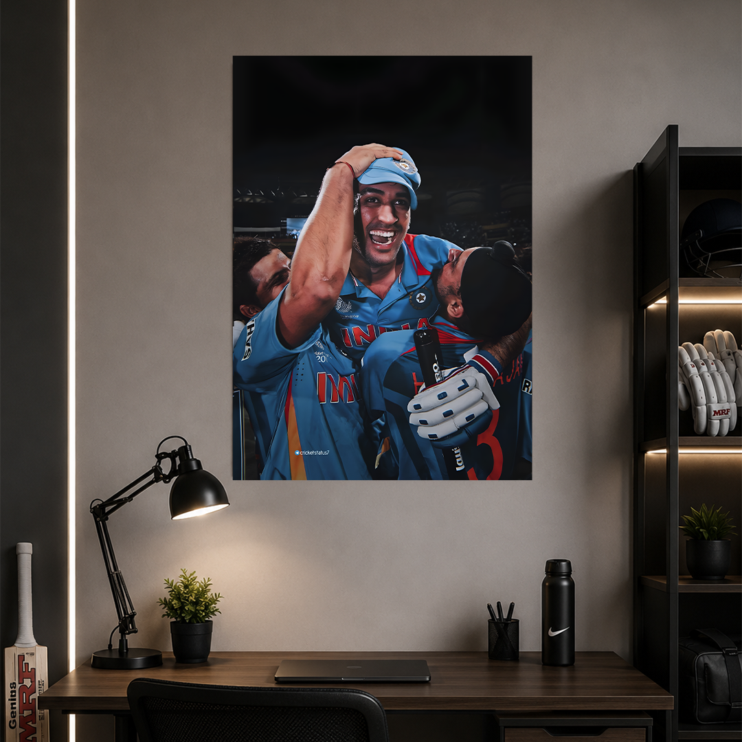 Indian Cricket X MS Dhoni  | Cricket | Poster
