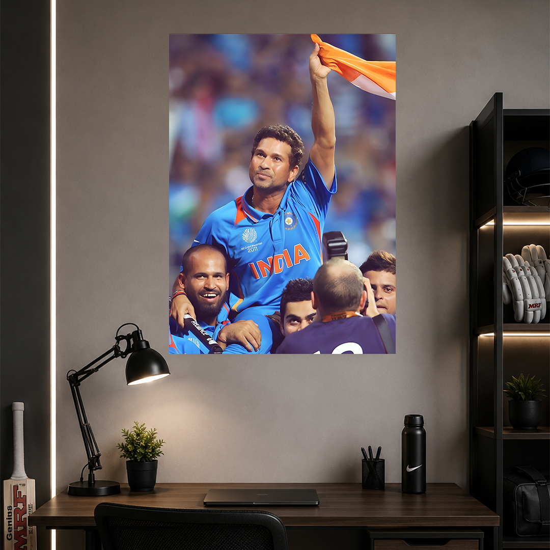 Indian Cricket X Sachin Tendulkar | Cricket | Poster
