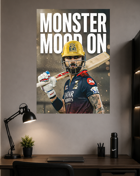 King Kohli | Cricket | Poster