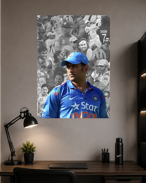MS Dhoni | Cricket | Poster