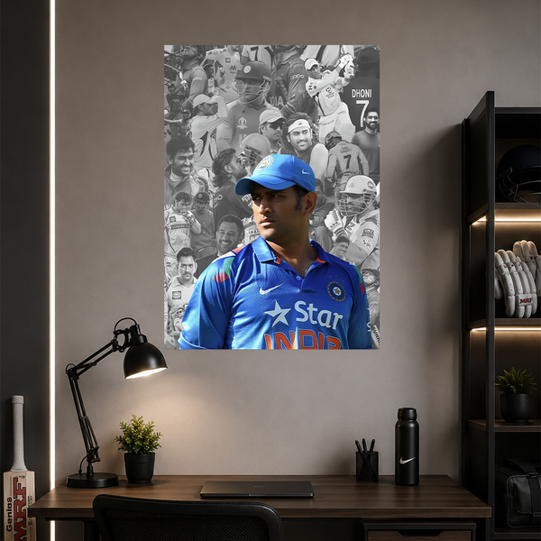 MS Dhoni | Cricket | Poster