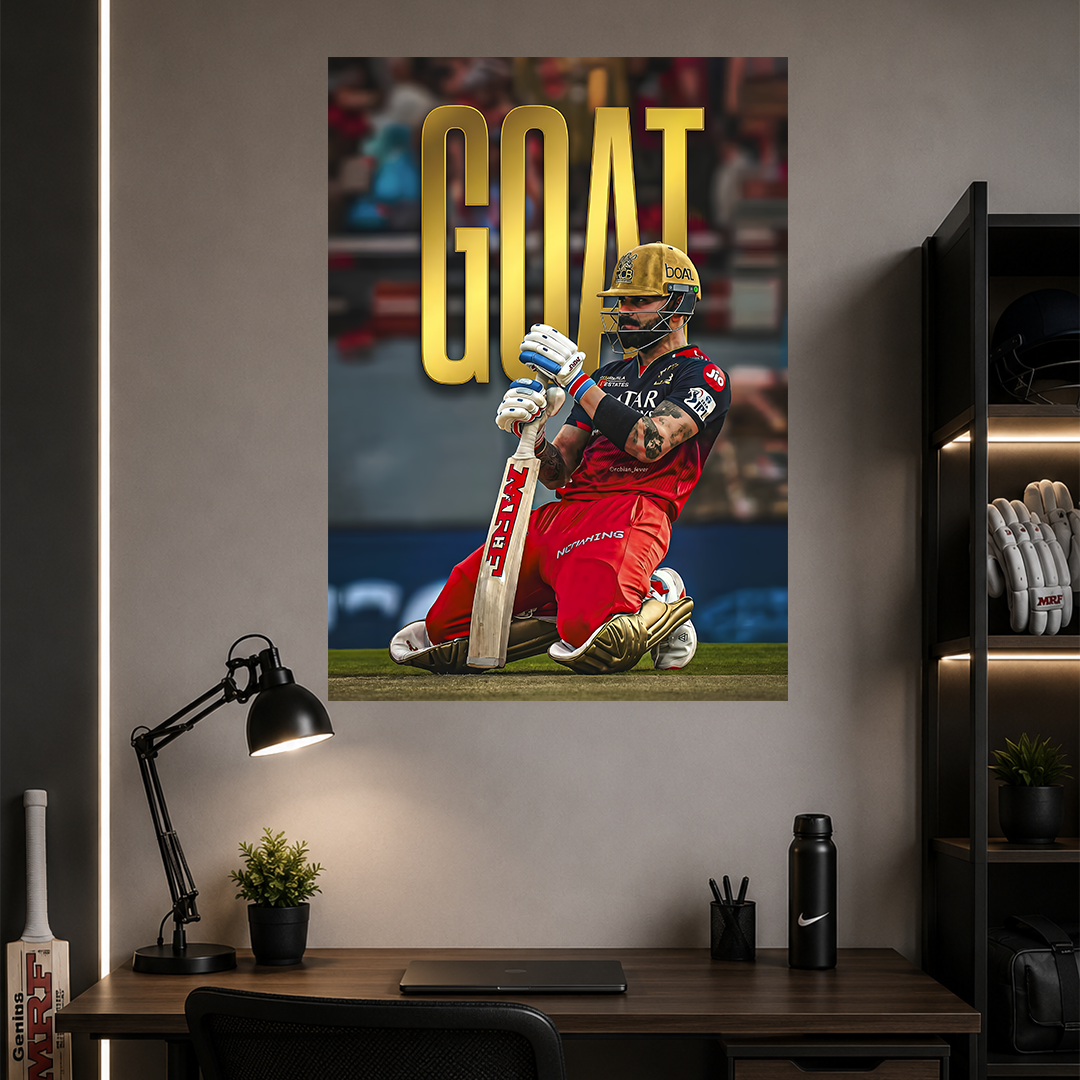 Virat | King Kohli | IPL | Poster