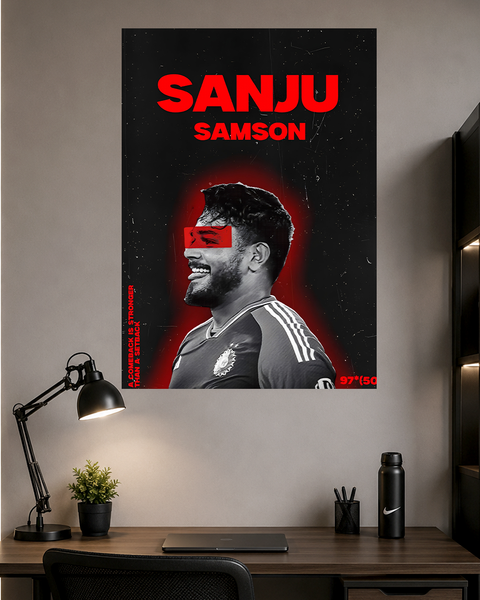 Sanju Samson | Cricket | Poster | CM32