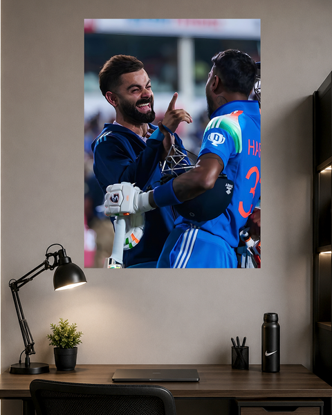 Virat Kohli X Hardik Pandya | Cricket | Poster | CM34