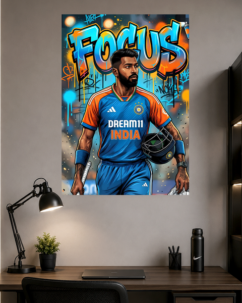 Hardik Pandya | Cricket | Poster | CM37
