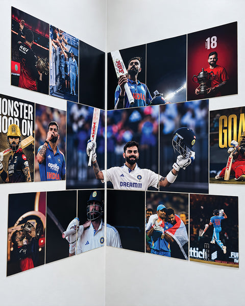 The King Kohli Wall Set - 18 Posters