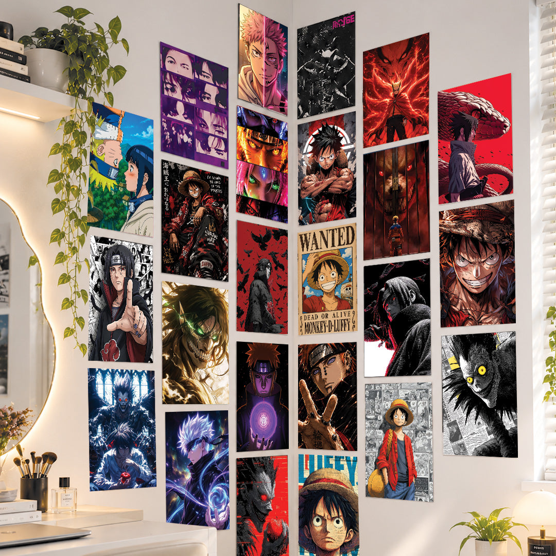 Anime Wall Set | 24 Posters