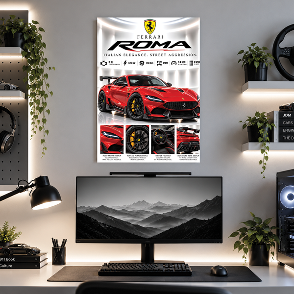 Ferrari Roma | Cars | Poster | BM71