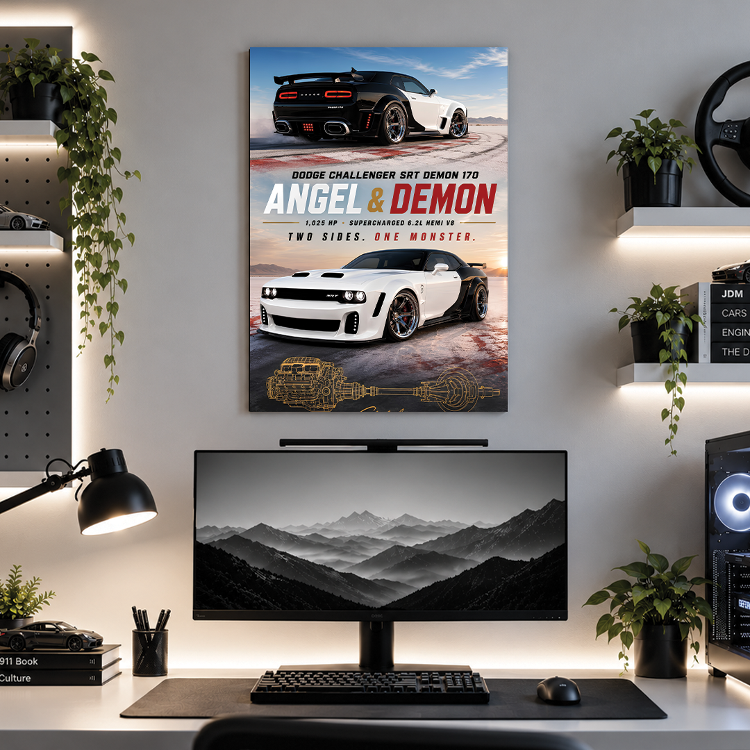Angel & Demon | Cars | Poster | BM87