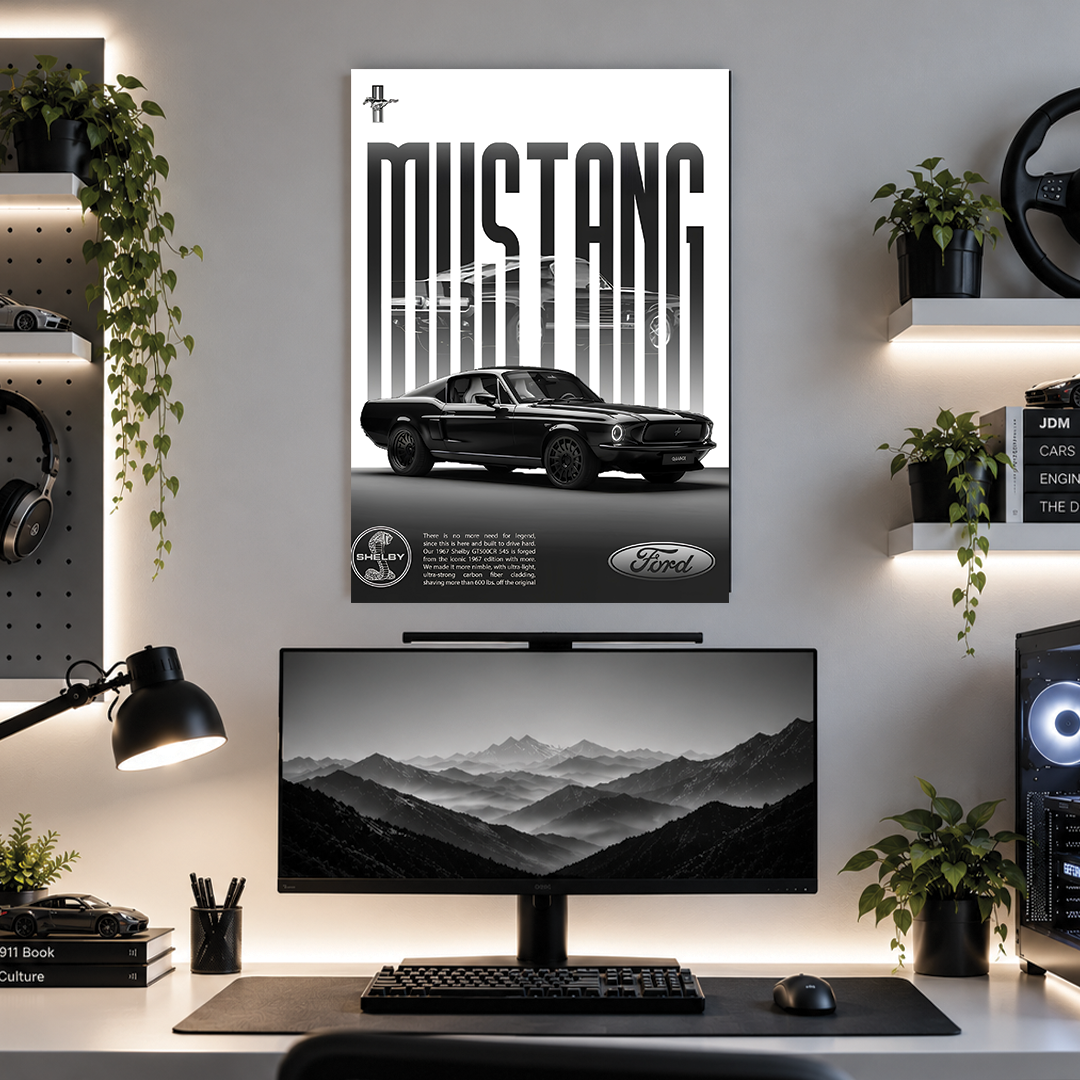 Ford Mustang | 1996 | Bikes | Poster | BM18