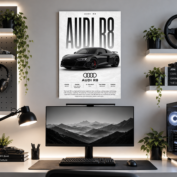 Audi R8 | Cars | Poster | BM21