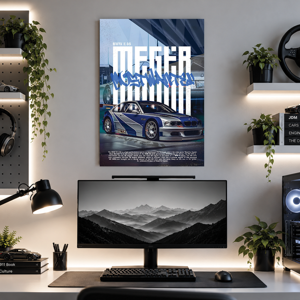 VMW Most Wanted | Cars | Poster | BM35