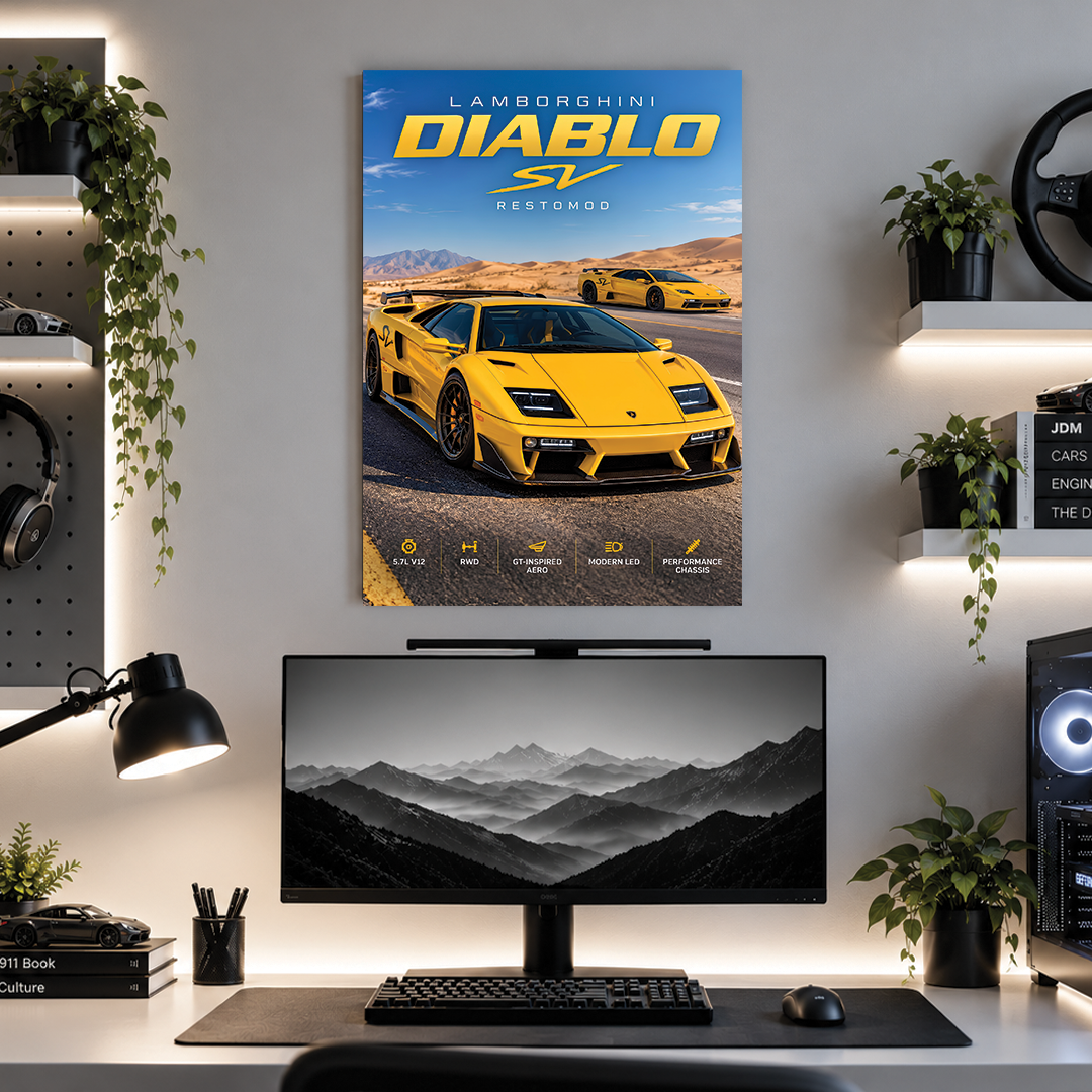 Lamborghini Diablo SV | Cars | Poster | BM39