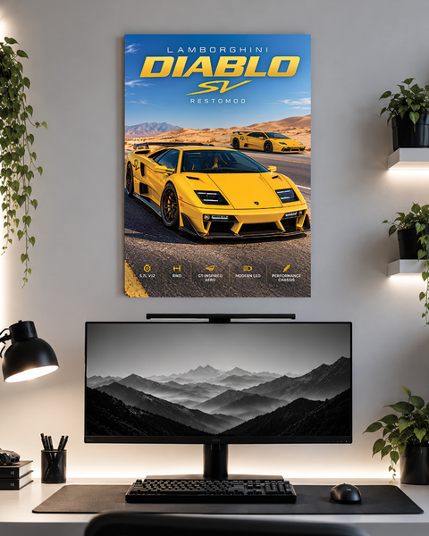 Lamborghini Diablo SV | Cars | Poster | BM39