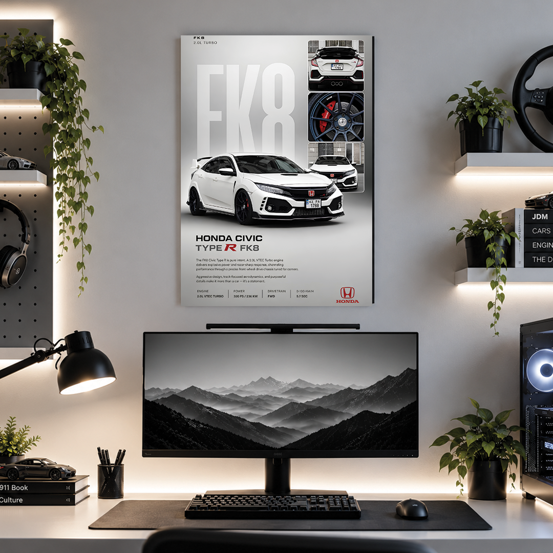 Honda Civic | Cars | Poster | BM40