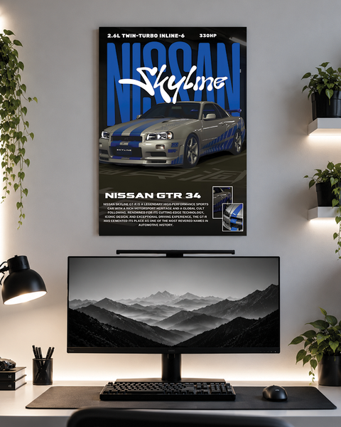 Nissan Skyline GTR | Cars | Poster | BM50