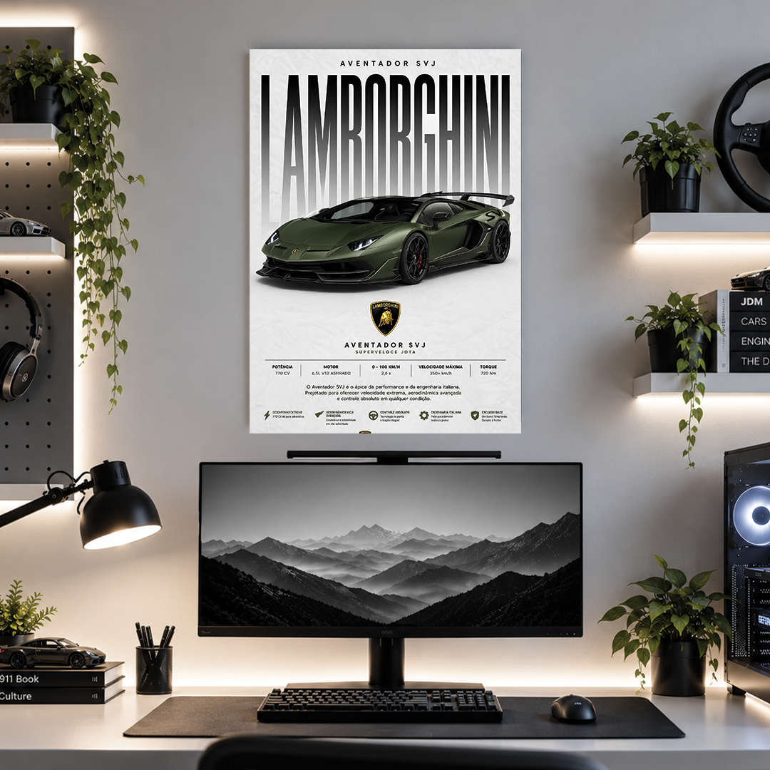 Lamborghini Aventador SVJ | Cars | Poster | BM6