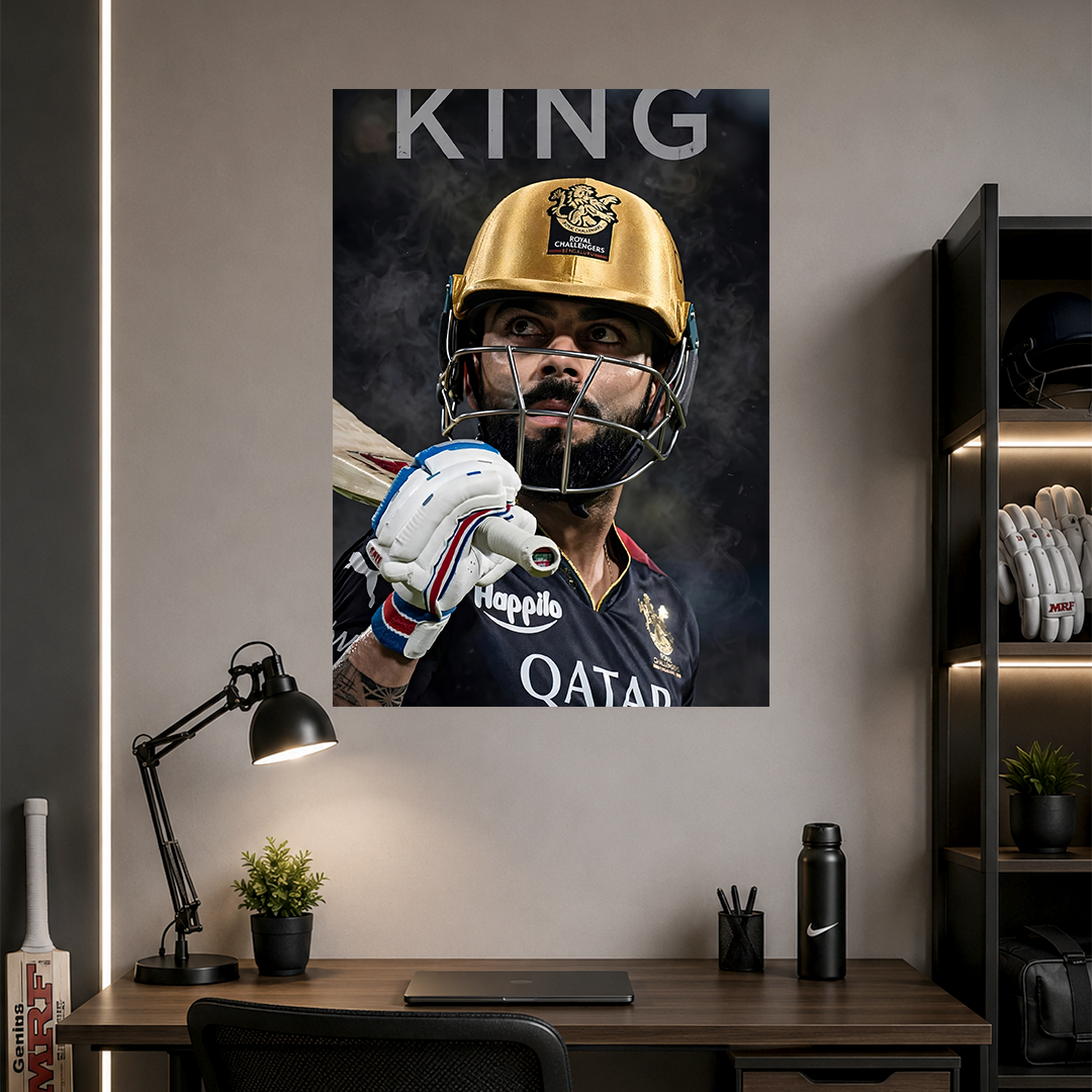 Virat Kohli | King Kohli | Cricket | Poster | CM76