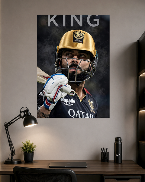 Virat Kohli | King Kohli | Cricket | Poster | CM76