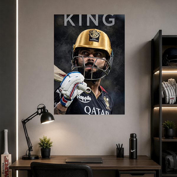 Virat Kohli | King Kohli | Cricket | Poster | CM76