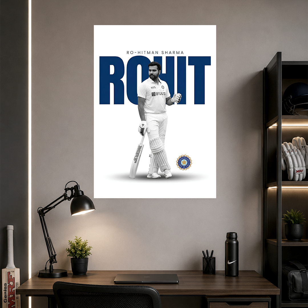 Rohit Sharma | Hitman| Cricket | Poster | CM90