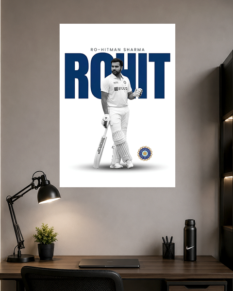 Rohit Sharma | Hitman| Cricket | Poster | CM90