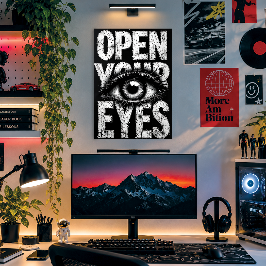 Open your eyes | Funky Posters | fm10