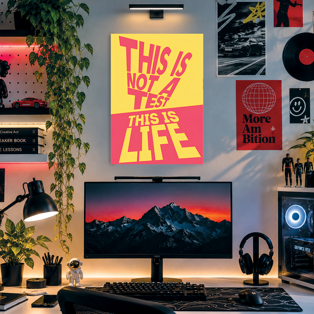 This is not a test | Funky Posters | fm11