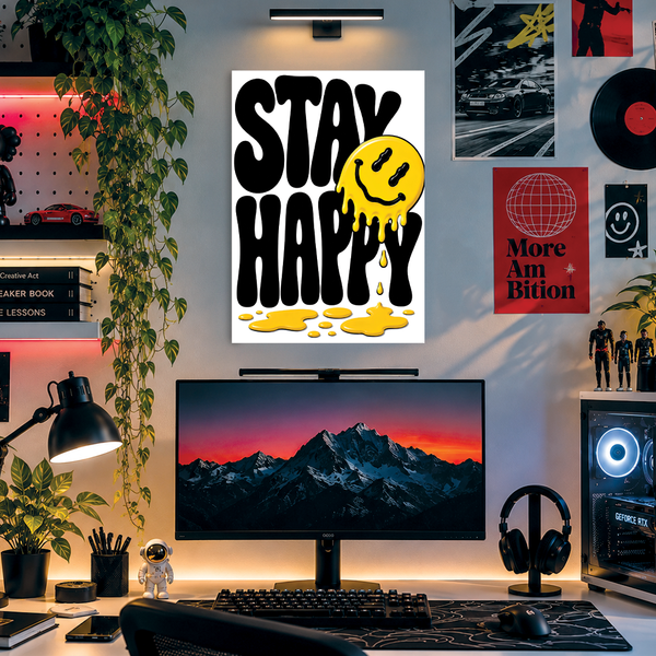 Stay Happy | Funky Posters | fm12