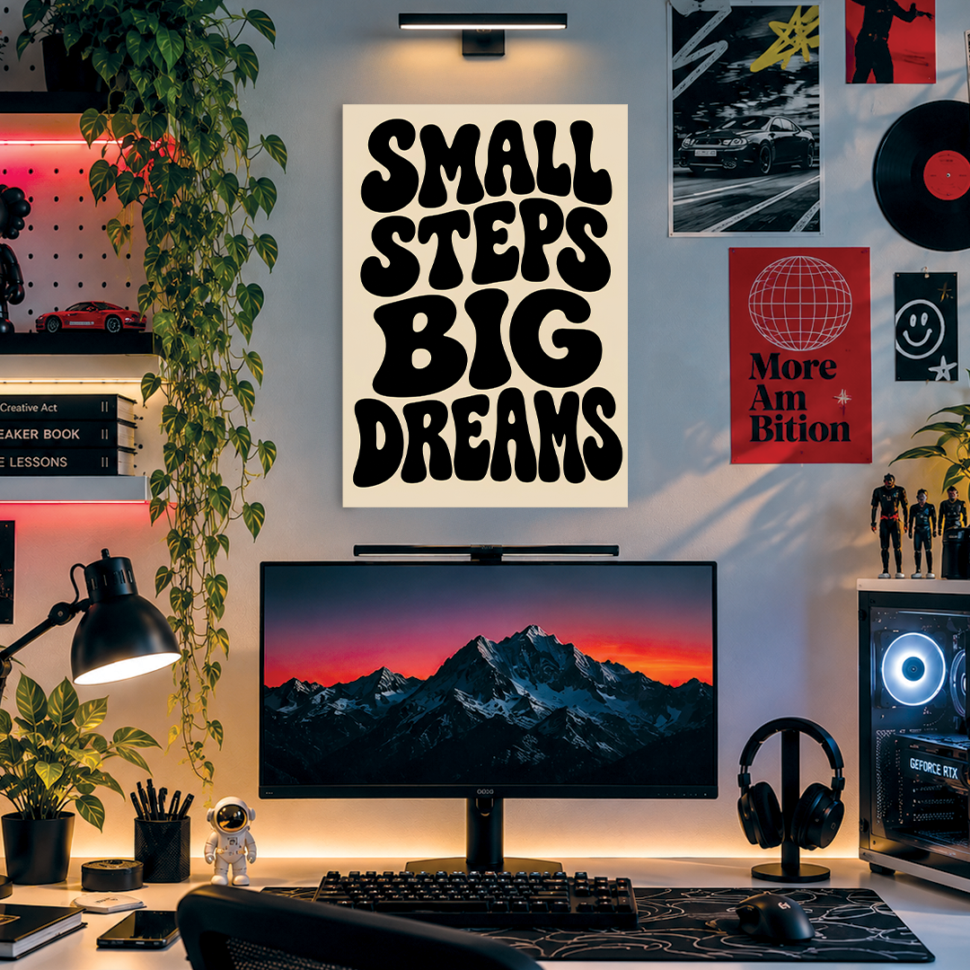 Small Steps | Funky Posters | fm14