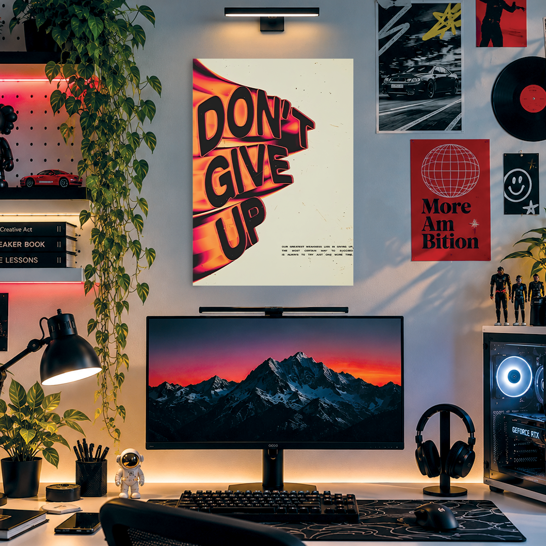Don't Give up | Funky Posters | fm19
