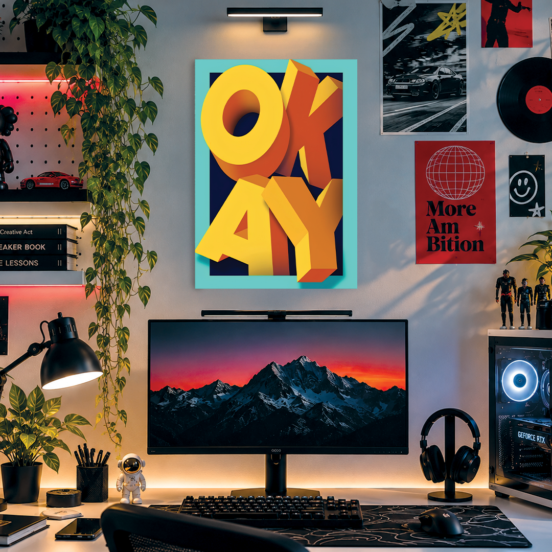 OKAY | Funky Posters | fm20