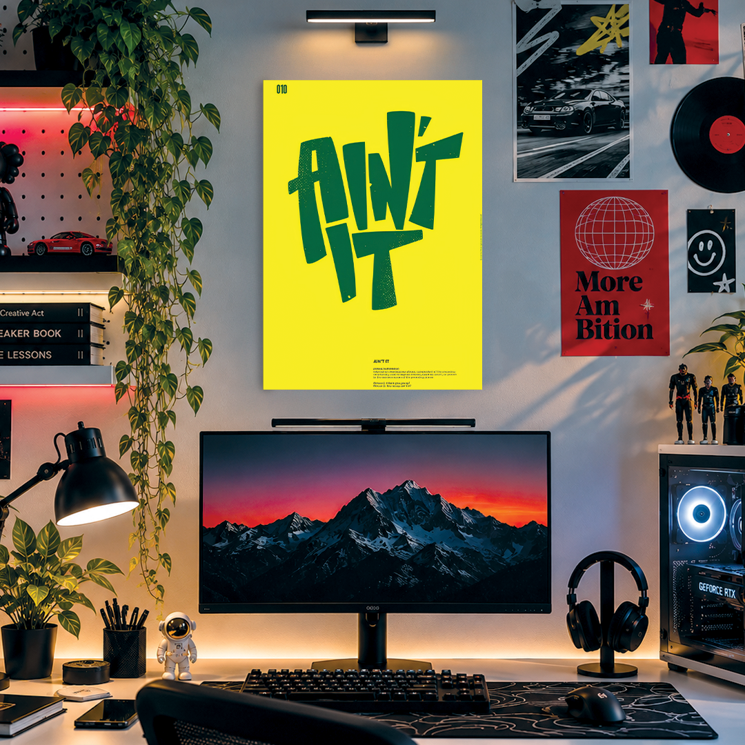 Ain't it | Funky Posters | fm22