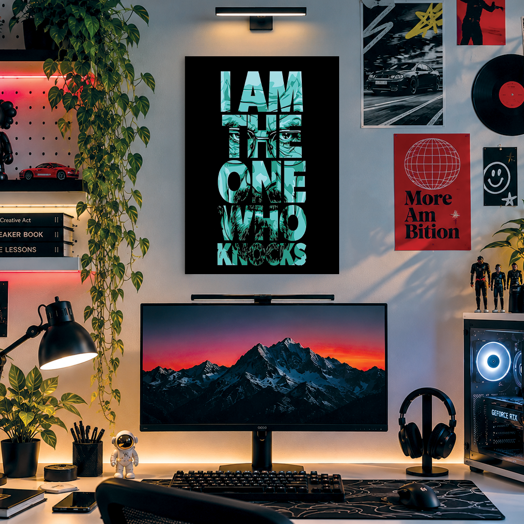 I am the one who knocks | Funky Posters | fm23