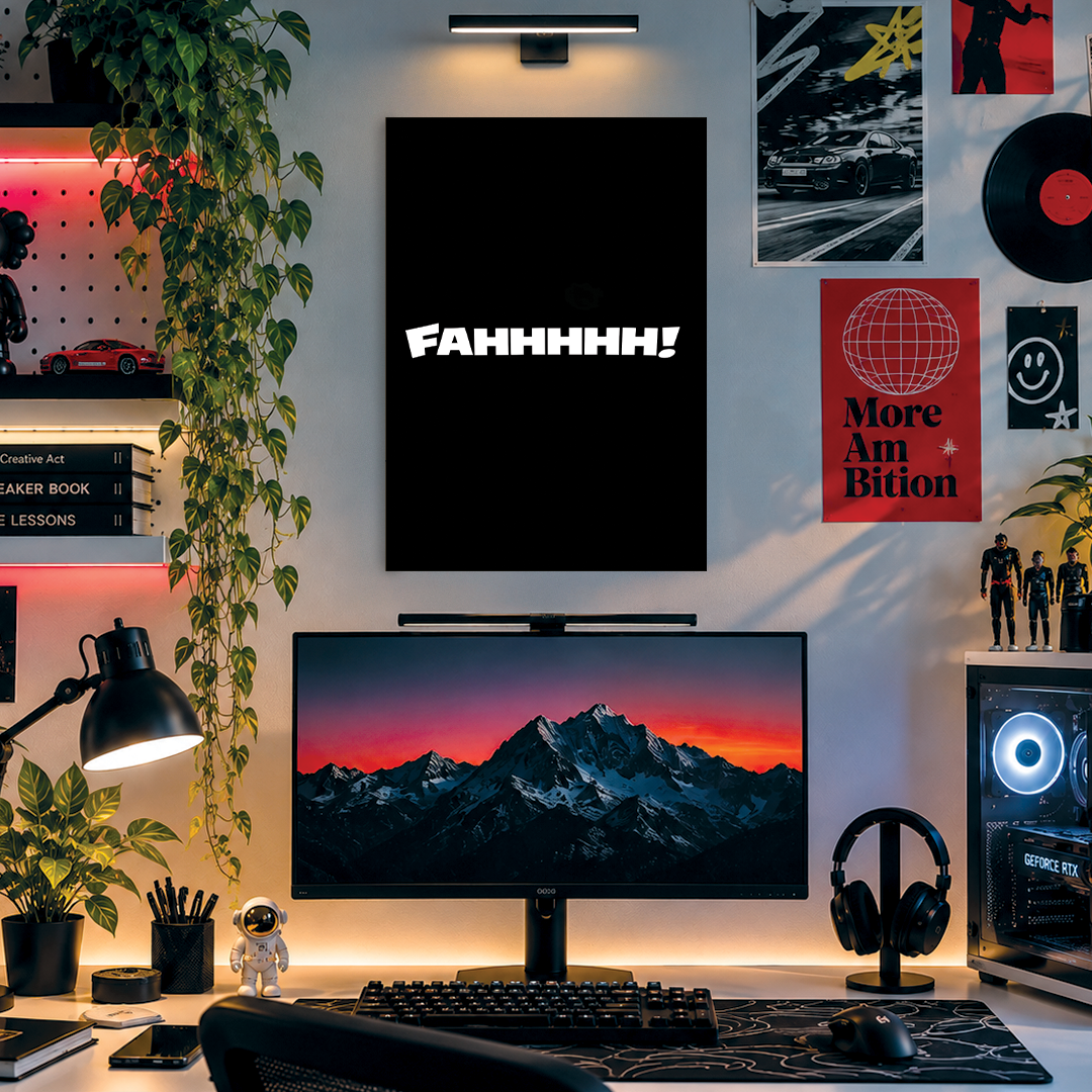 FAHHHHH!! | Funky Posters | fm24