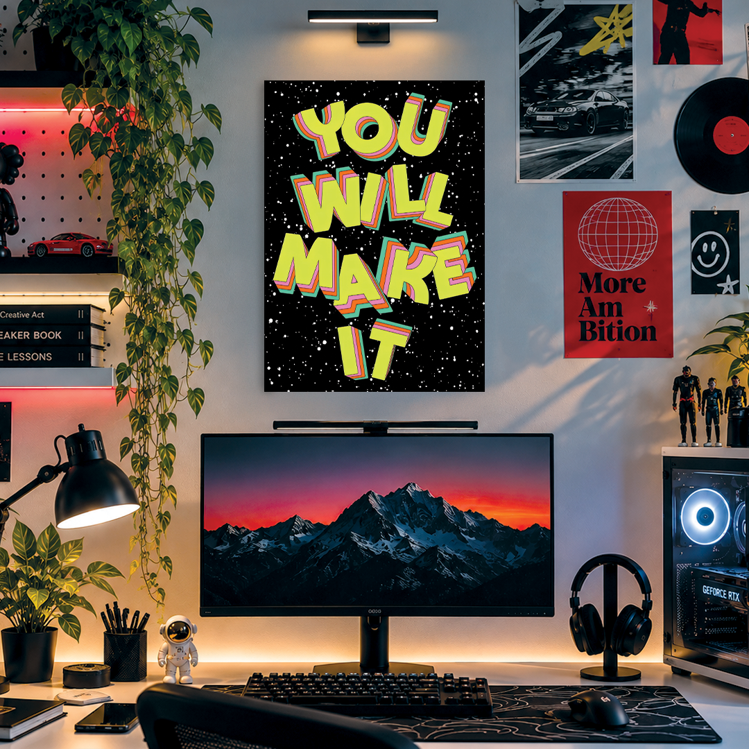 You will make it | Funky Posters | fm3