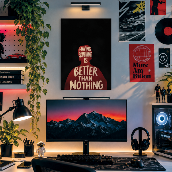 Something is better than nothing | Funky Posters | fm41
