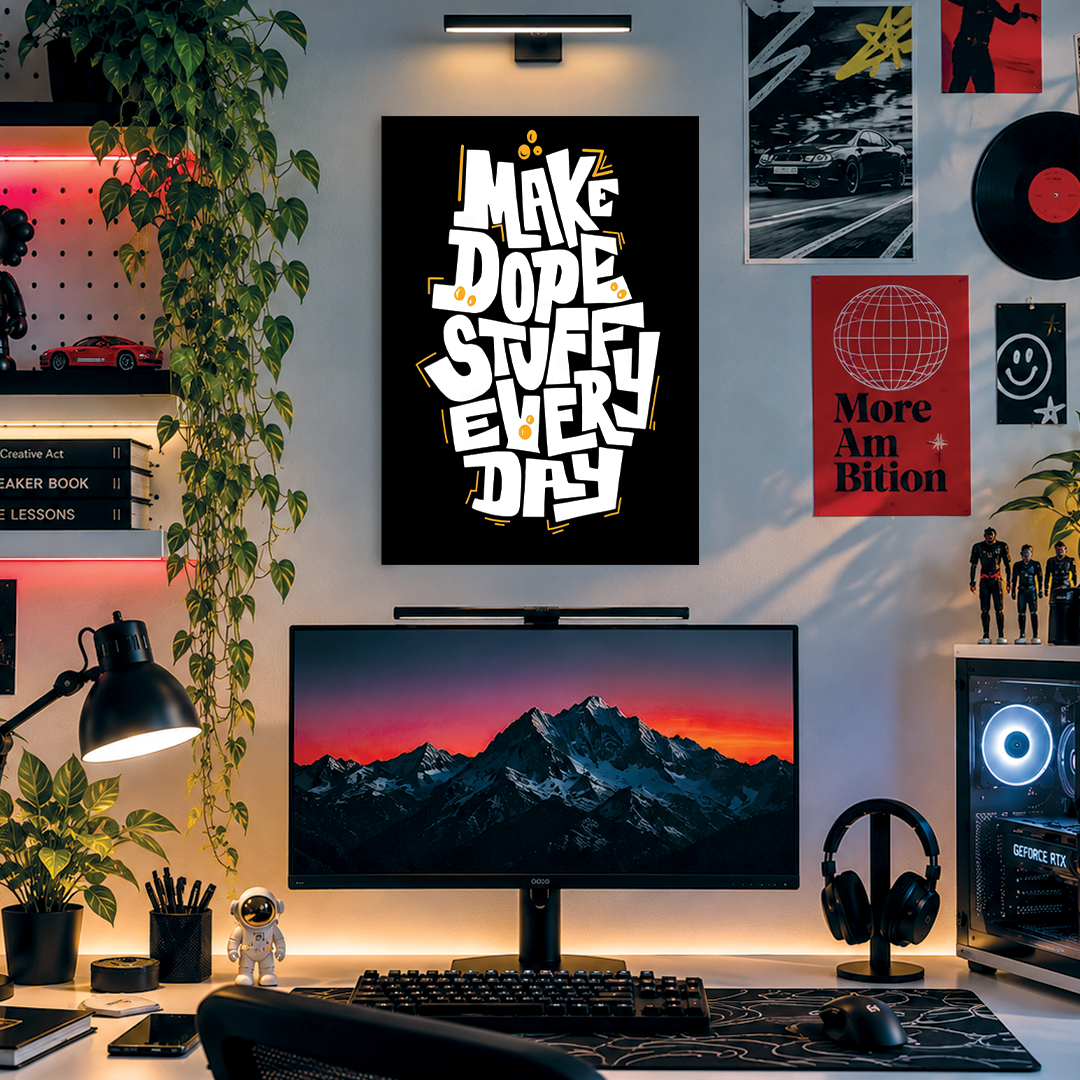Make Dope Stuff | Funky Posters | fm8