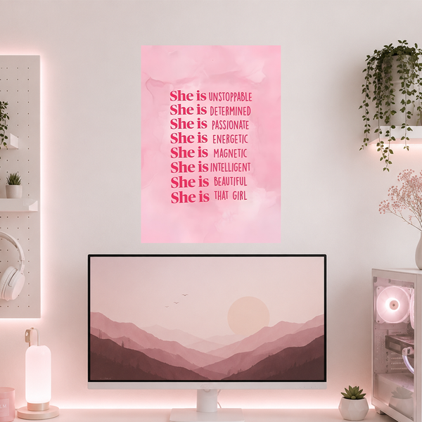 She is Awesome | Boss Babe | Poster | GB101