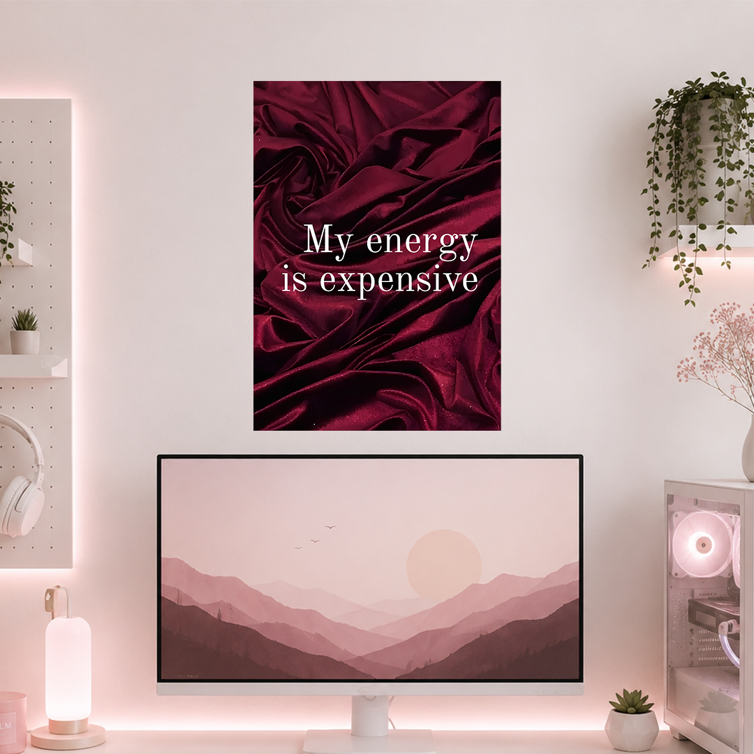 Expensive Energy | Boss Babe | Poster | GB115