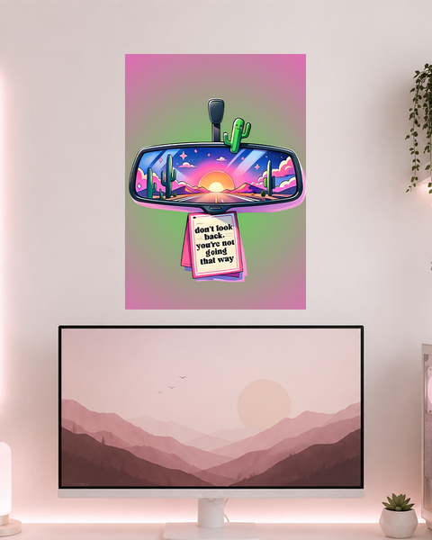 Don't Look Back | Boss Babe | Poster