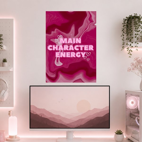 Main Character Energy | Boss Babe | Poster | BB47