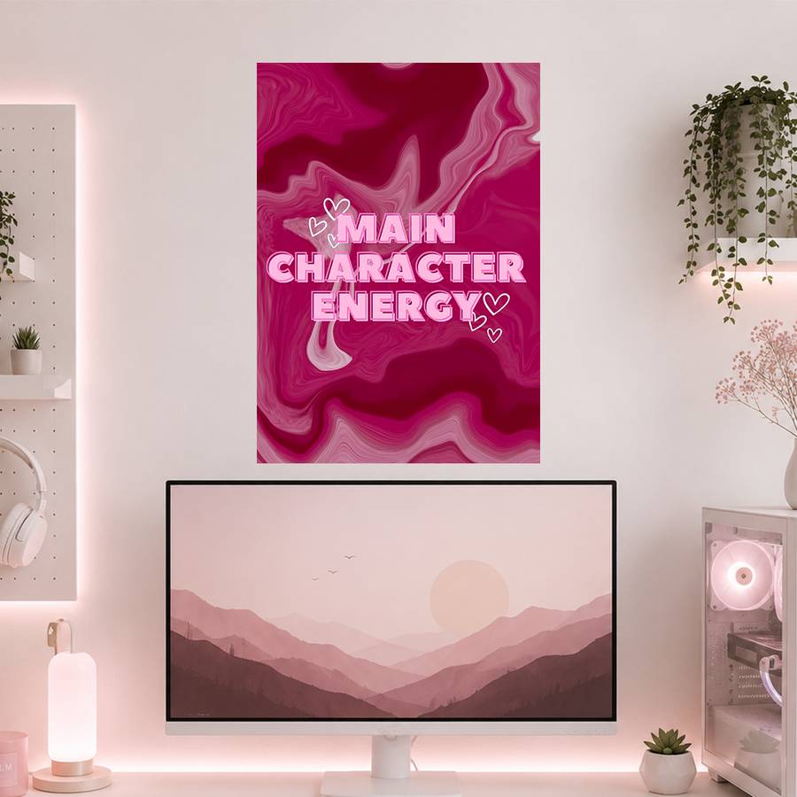Main Character Energy | Boss Babe | Poster | BB47