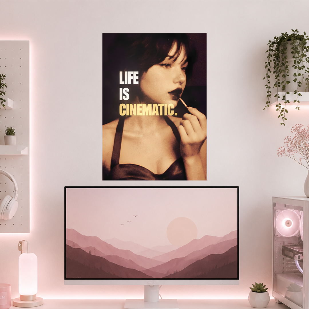 Life is Cinematic | Boss Babe | Poster | GB82