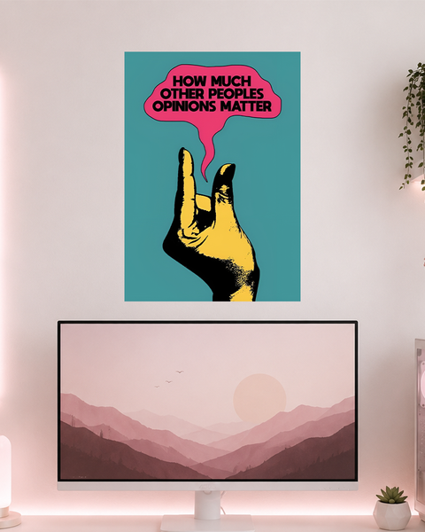 F*ck Opinions | Boss Babe | Poster