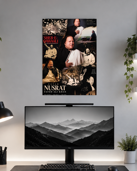 Nusrat Fateh Ali Khan | Music | Poster | MC34