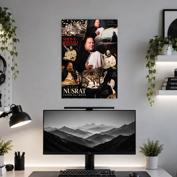 Nusrat Fateh Ali Khan | Music | Poster | MC34
