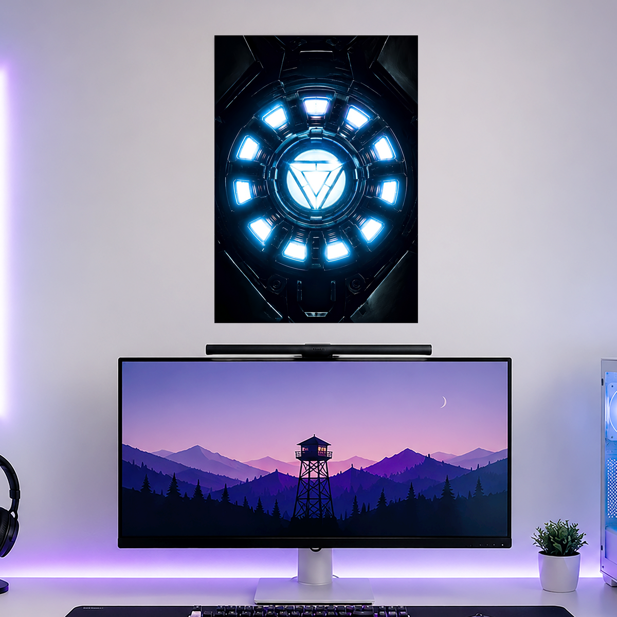Arc Reactor | Tony Stark | MCU | Posters | MM113