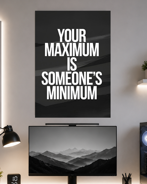 Maximum Minimum | Motivation | Poster
