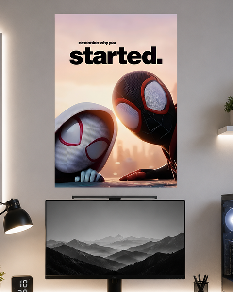 Remember why you started | Motivation | Poster